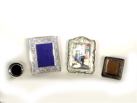 Quattro cornici portaritratti in argento Four Silver Frames