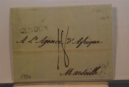 PREFILATELIA - 1794, GENOVA, lettera da Livorno per Marsiglia con, in...