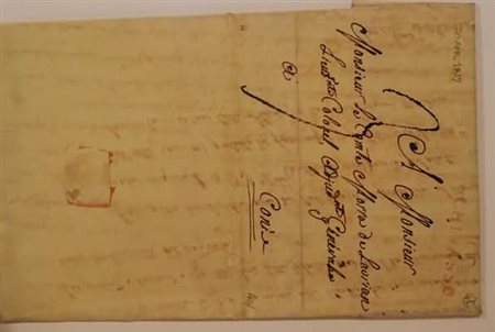 PREFILATELIA - 1817, 109 CHIVASSO, rossastro, acquoso, su lettera tassata per...