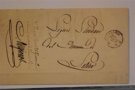 FRANCHIGIE, PORTI PAGATI E DOVUTI - 1853, franchigia da Alessandria per...