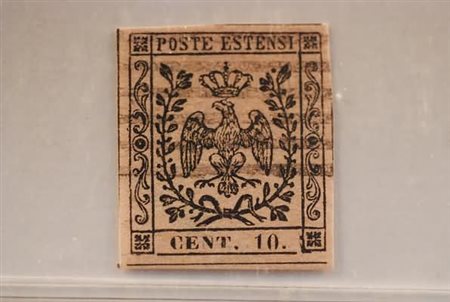 MODENA - 1854, 10 c. rosa (9). (Sorani).(USATO)