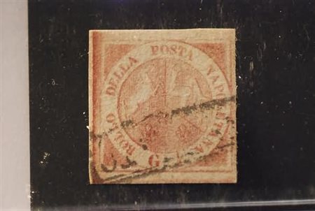 NAPOLI - 1858, 1/2 gr.carminio, II tavola (2) molto bello. (A.Diena - Fiecchi...