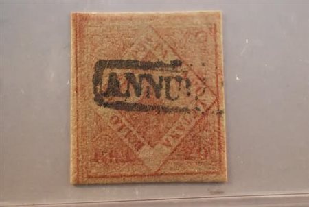 NAPOLI - 1858, 20 gr. rosa chiaro II tavola (13). Bella qualità....