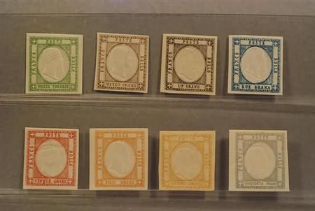 PROVINCE NAPOLETANE - 1861, L'emissione completa di 8 valori (17/24) di bella...