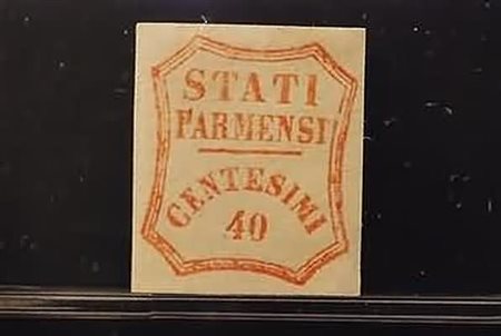 PARMA - 1859, Governo provvisorio, 40 c.vermiglio (17). Da esaminare. (A....