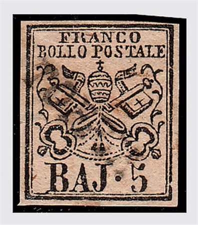 STATO PONTIFICIO ANNULLAMENTI - TOFFIA lineare senza data, annullo inedito...