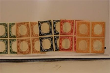 REGNO DI SARDEGNA - 1861, La serie dei valori di Sardegna emessi dal 1861...