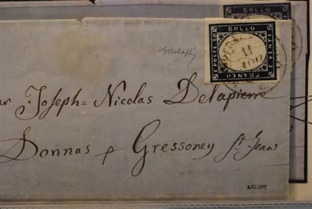 REGNO DI SARDEGNA ANNULLAMENTI - 1860, BORGOFRANCO (IVREA) (p.13) su 20...