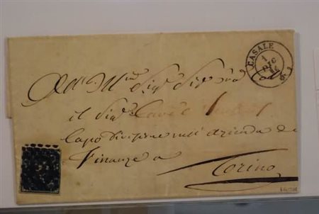 REGNO DI SARDEGNA ANNULLAMENTI - 1851, CASALE, doppio cerchio + rombi (p. 6)...