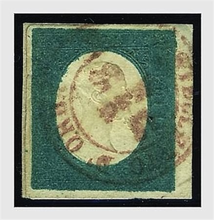REGNO DI SARDEGNA ANNULLAMENTI - 1855, CASTELLETTO D'ORBA doppiio cerchio...
