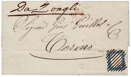REGNO DI SARDEGNA ANNULLAMENTI - 1862, ZOAGLI, manoscritto "Da Zoagli" +...