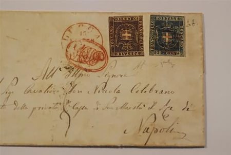TOSCANA - 1860, Governo provvisorio 10 c. + 20 c. (19+20b), con difetti di...
