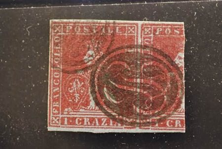 TOSCANA ANNULLAMENTI - 1851, SERAVEZZA muto a sigillo ben leggibile (p. R1)...