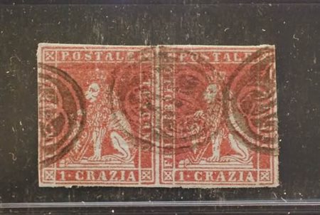 TOSCANA ANNULLAMENTI - SERAVEZZA muto a sigillo impresso nitido (p.R1) su...