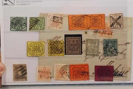 LOTTI ANTICHI STATI ITALIANI - piccolo lotto composto da una lettera di L.V....