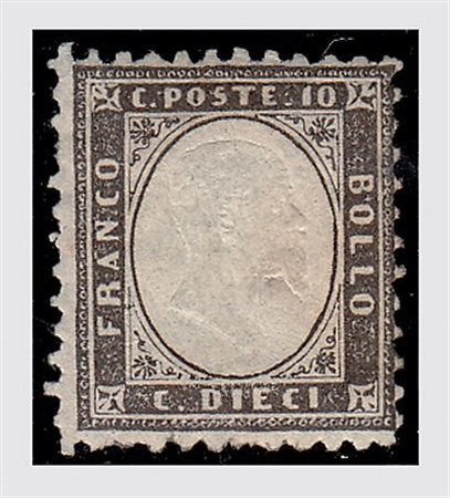 REGNO D'ITALIA - 1862, Prova di dentellatura eseguita dalla tipografia Susse:...