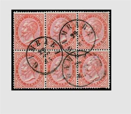 REGNO D'ITALIA - 1863, 60 c. lilla chiaro (L21) quartina di discreta...