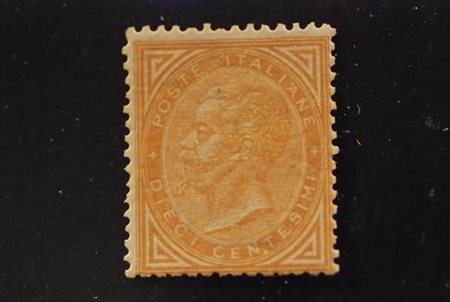 REGNO D'ITALIA - 1866, 10 c. giallo ocra (T17) bell'esemplare. (Cert....