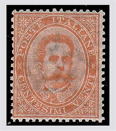 REGNO D'ITALIA - 1879, Umberto I, 20 c. arancio (39) fresco e con discreta...