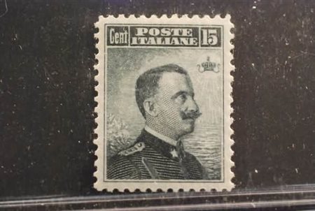 REGNO D'ITALIA - 1906, Michetti 15 c. grigio nero (80) ben centrato.(GOMMA...