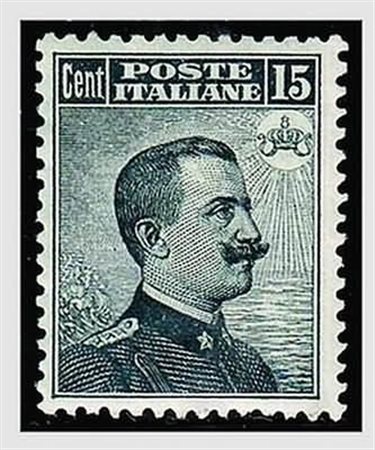REGNO D'ITALIA - 1909, Michetti 15 c. (86) ben centrato. (Cert. R....