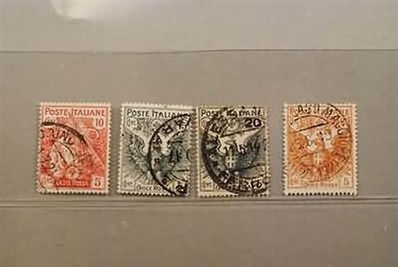 REGNO D'ITALIA - 1915-16, Croce Rossa, 4 valori cpl. (102/05).(USATO)