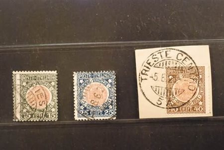 REGNO D'ITALIA - 1921, Annessione Venezia Giulia, 3 valori cpl. (113/15).(USATO)