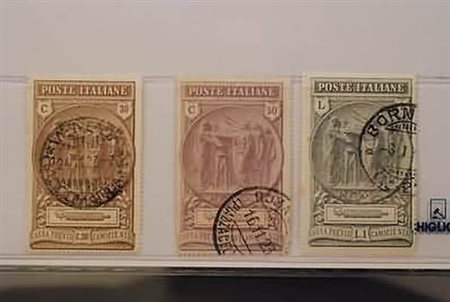 REGNO D'ITALIA - 1923, Camicie nere 3 valori cpl. (147/49).(USATO)