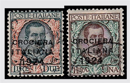 REGNO D'ITALIA - 1924, Crociera Italiana, 7 valori cpl. (162/68)....