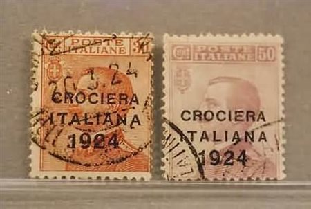 REGNO D'ITALIA - 1924, Crociera Italiana 2 valori (163, 164).(USATO)
