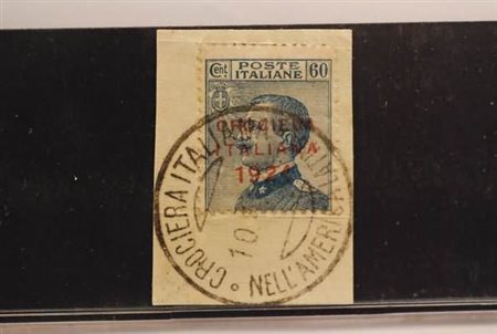 REGNO D'ITALIA - 1924, Crociera italiana, 60 c. (165) su piccolo...