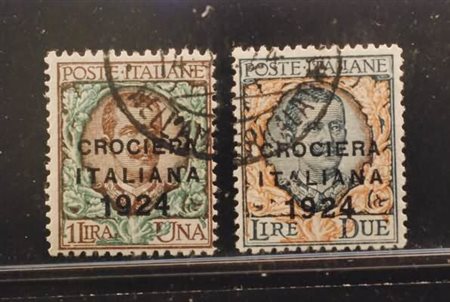 REGNO D'ITALIA - 1924, Crociera italiana, i 2 alti valori (167,168)....
