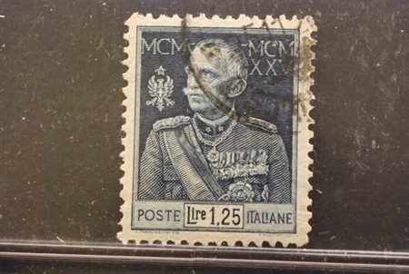REGNO D'ITALIA - 1925-26, Giubileo 1,25 lire dent. 11 (191).(USATO)