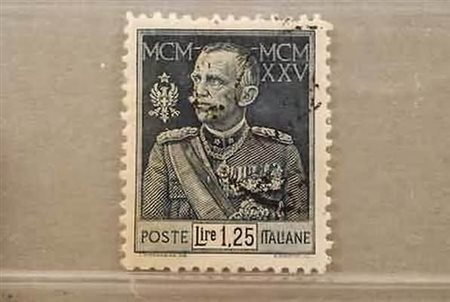 REGNO D'ITALIA - 1926, Giubileo del Re 1,25 lire dent. 11 (191).(USATO)