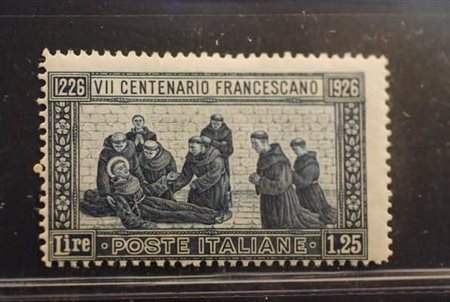 REGNO D'ITALIA - 1926, S. Francesco, lire 1,25 dentellato 13 1/2 (196)....