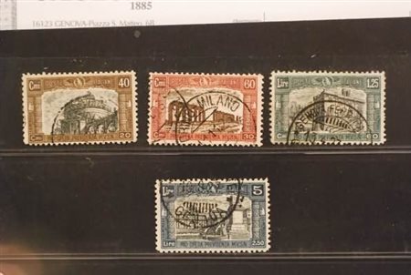 REGNO D'ITALIA - 1926, Milizia I 4 valori cpl. (206/09). (Cert....