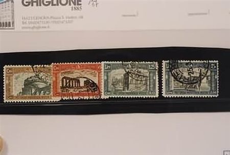 REGNO D'ITALIA - 1926, Milizia I 4 valori cpl. (206/09). Annulli da...