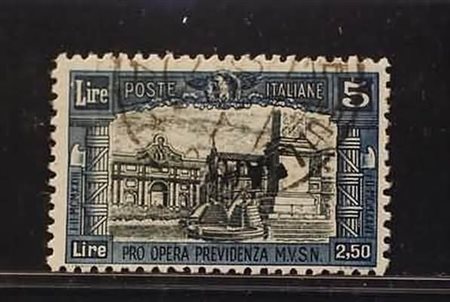 REGNO D'ITALIA - 1926, Milizia I 5+2,50 lire (209).(USATO)