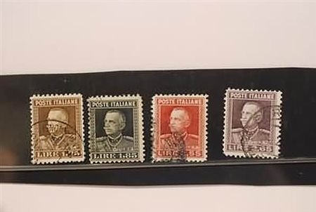 REGNO D'ITALIA - 1927, Effigie di V.E.III 4 valori cpl. (214/17).(USATO)