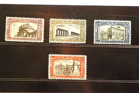 REGNO D'ITALIA - 1928, Milizia II, 4 valori cpl. (220/23) centrati.(GOMMA...