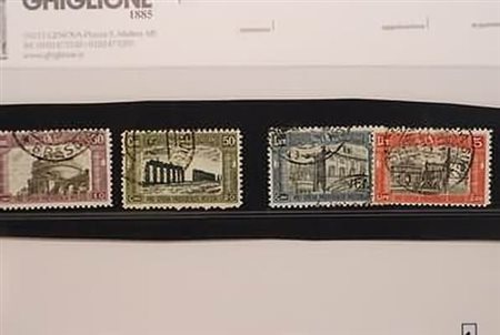 REGNO D'ITALIA - 1928, Milizia II 4 valori cpl. (220/23). Annulli da...