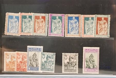 REGNO D'ITALIA - 1928, Emanuele Filiberto, 13 valori cpl. (226/38). Alcuni...