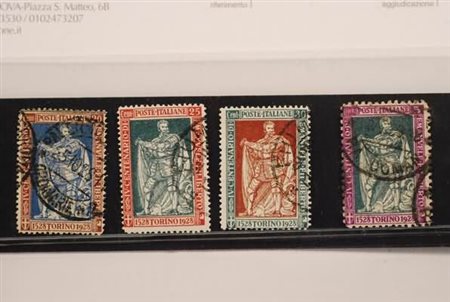 REGNO D'ITALIA - 1928, Emanuele Filiberto 4 valori (229/32).(USATO)