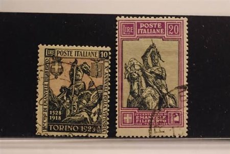 REGNO D'ITALIA - 1928, Emanuele Filiberto, i 2 alti valori (237, 238) con...