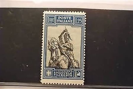 REGNO D'ITALIA - 1928, Emanuele Filiberto, 1,25 lire dent. 13 3/4 (235/I). Da...