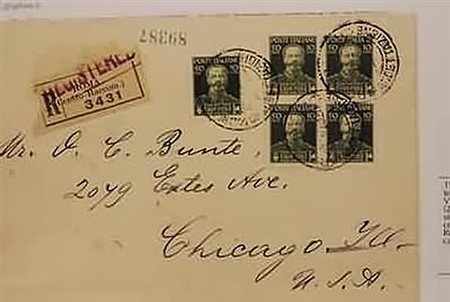 REGNO D'ITALIA - 1929, Cinquantenario morte di V.E.II 50+10 c. (239) quartina...