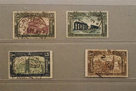 REGNO D'ITALIA - 1930, Milizia III emissione, 4 valori cpl. (272/75)....