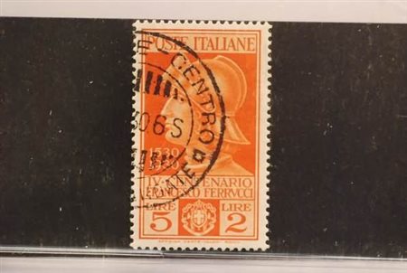 REGNO D'ITALIA - 1930, Ferrucci, 5 + 2 lire (280). (Donnini).(USATO)