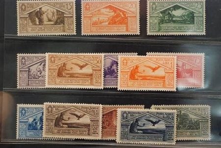 REGNO D'ITALIA - 1930, Virgilio 13 valori cpl. (282/90+A.). Linguelle...
