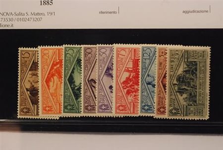 REGNO D'ITALIA - 1930, Virgilio, 9 valori (282/90).(GOMMA INTEGRA)
